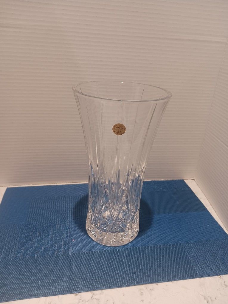 Vintage Cristalleria Italian Crystal Vase