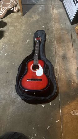  vintage Sears acoustic guitar