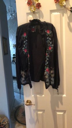 Johnny Was Embroidered Shirt .S/M