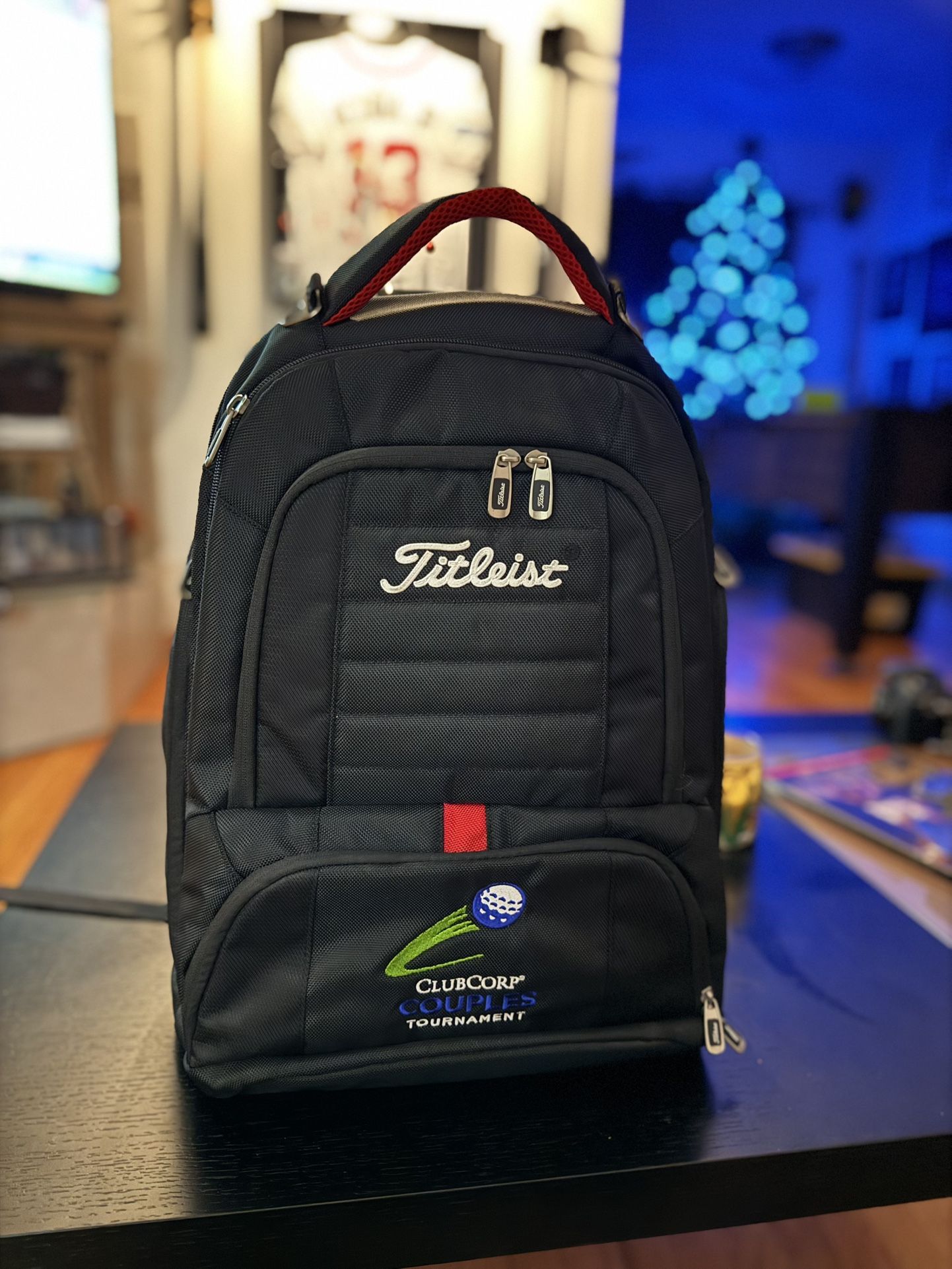 Titleist Players Black Golf Travel Backpack