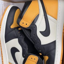Yellow Toe Jordan 1s