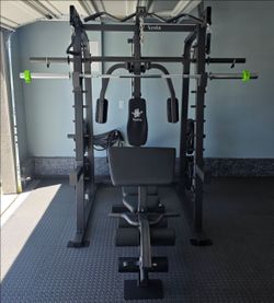 Smith Machine 2001 | Multi-Use Adj Bench | Gym Equipment | Fitness | Squat Rack | Excercise |🔴WEIGHTS AND BARBELL SOLD SEPARATELY 🔴 FREE DELIVERY 🚚
