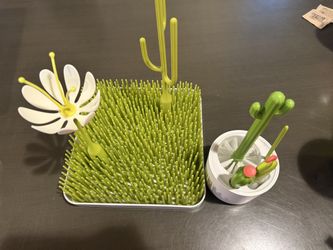 Boon Bottle Drying Rack And Brush Set 
