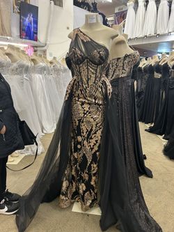 Black & Gold Long Dress