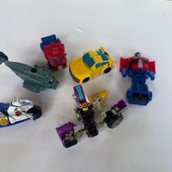 McDonald's 2002 TRANSFORMERS ARMADA Autobot ROBOT Transform Mix Toy Lot Of 6