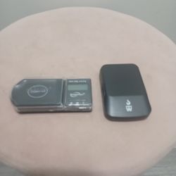 Two digital pocket scales, specifically the Myco MX100 and the Truweigh Blaze