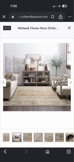 Mohawk Home Nora Ombre Medallion Area Rug - 7' 10" × 10'1"