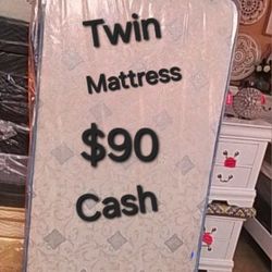Special Twin Size Mattress Only $90 Cash