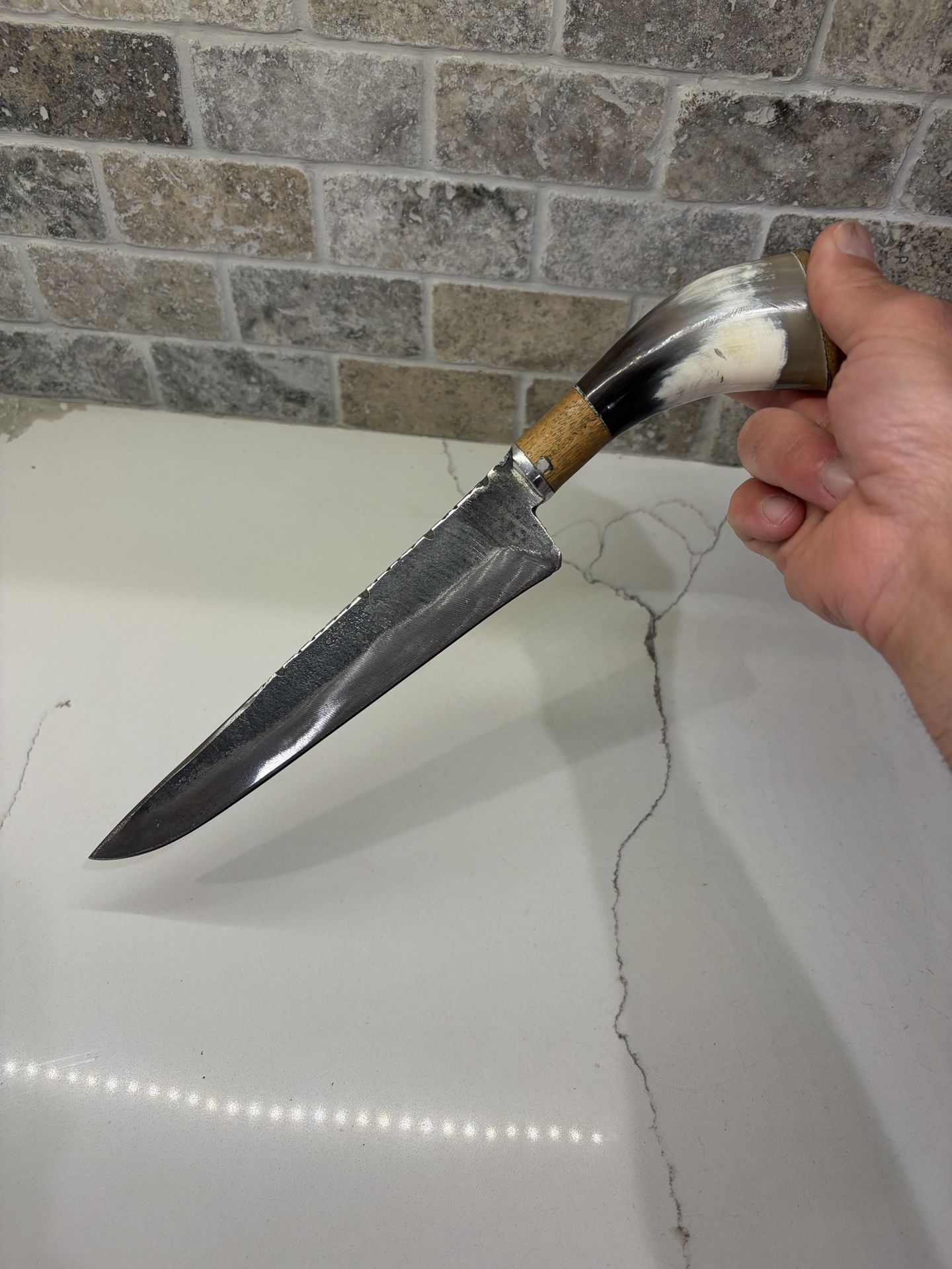 Hand Crafted Forged Chef Knife *One of a Kind*