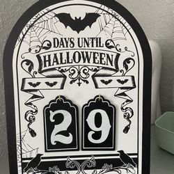Halloween Countdown Decoration 