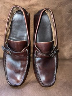 SALVATORE FERRAGAMO Mens Brown  Loafers Size 12 D