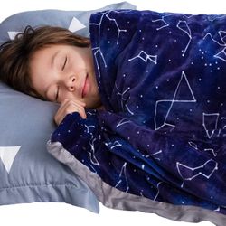 New Florensi Kids Weighted Blanket, 7 lbs - Soft and Breathable for Deeper Sleep - for Toddlers, Kids, Teens - Machine Washable Removable Cover, 41 x 