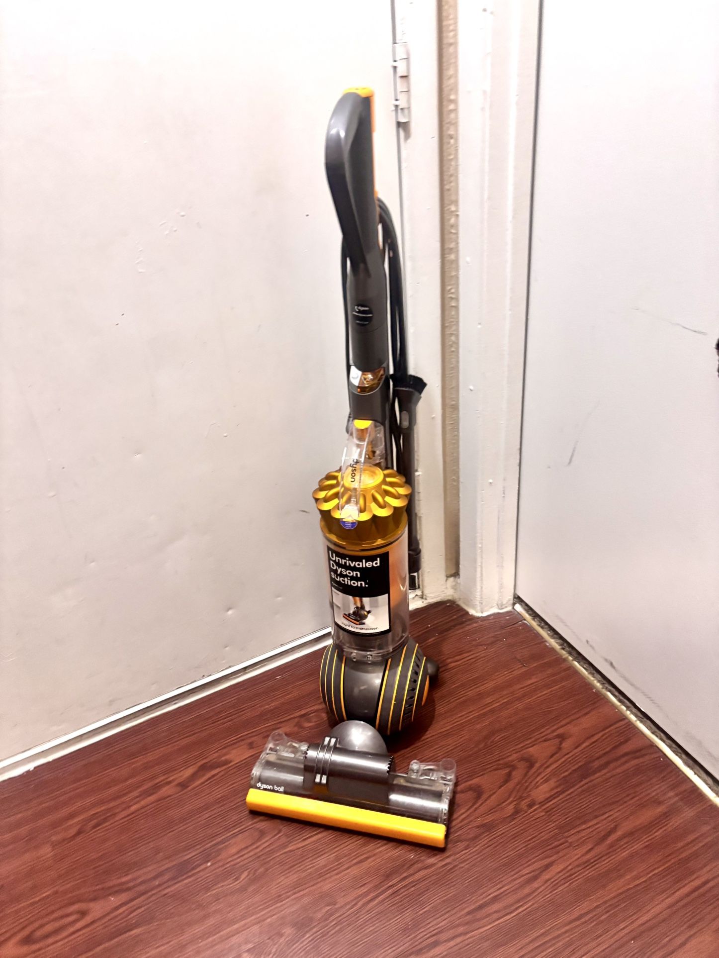 Slightly Used Dyson Ball Multi Floor 2 Upright Vacuum Yellow Like New 