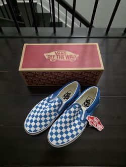 Brand New Vans Classic Slip-On (Color Theory Checkerboard) - Size 6.5 Men / 8 Women