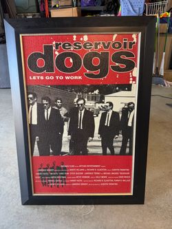 Reservoir Dogs Framed movie poster
