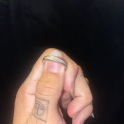 ZEI Diamond 14 K White Gold Ring 