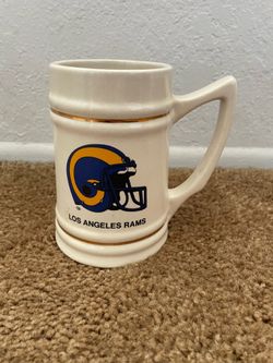 Los Angeles Rams Vintage Football Stein Mug 1970s