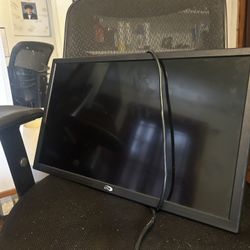 STGAubron 24 Inch Gaming Computer Monitor, FHD 1920 x 1080P Office PC LED Display, 99% sRGB, HDMI, VGA, Ergonomic Tilt Adjustment