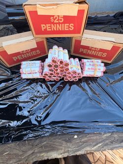 4 box of pennies  1 cents for $300