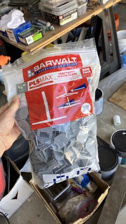 Tile, thinset, grout supplies