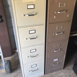 4 Drawer File Cabinets 