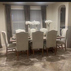 Zgallerie Dining Table And 8 Chairs