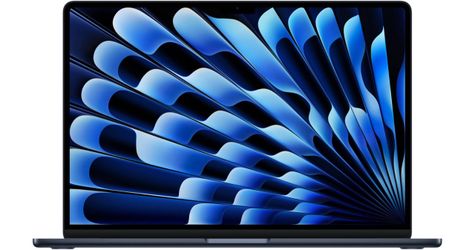Apple - MacBook Air 15-inch Laptop - M5 chip with 10-core CPU and 10-core GPU - 24GB Memory - 1TB SSD - Midnight