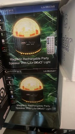 Technical Pro LG-360 Magnetic Party Speaker with Light