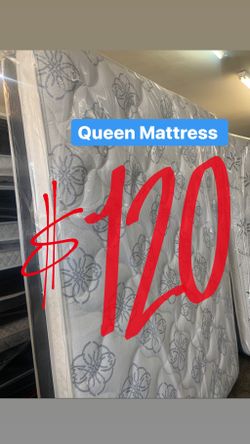 ‼️ LOCATED IN LOS ANGELES ‼️ $20 Delivery Fee ‼️ BRAND NEW PILLOW TOP MATTRESSES💯 COLCHONES NUEVOS PILLOW TOP 💯 Queen $120 ❌ $180 With Box Spr