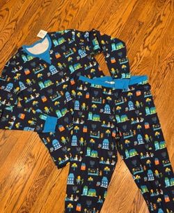 Jewish Hanukkah Holiday Blue Pajamas Mens Tall Size MT LT XLT 3XLT New