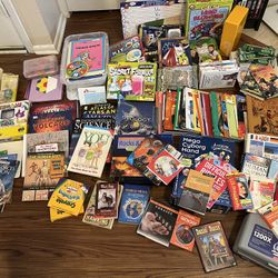 Huge Homeschooling Curriculum Supplies Lot - About 2nd Grade 