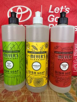 Mrs. Meyers clean day dish soap