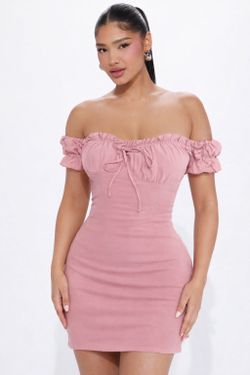Blush smocked dress (small-medium)