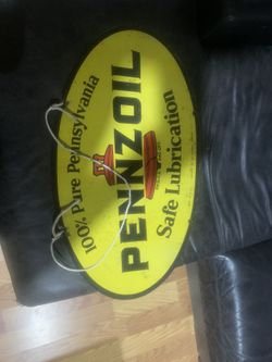 Pennzoil Sign