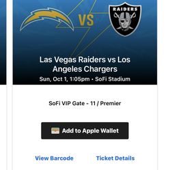 Las Vegas Raiders Vs Los Angeles Chargers 