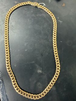 10K Cuban link chain 11.3mm 30 inches