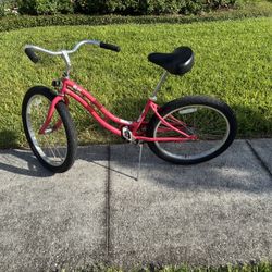 Pink/ Red Bike 