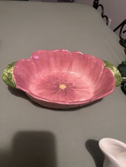 Gravy Dish And Flower Bowl