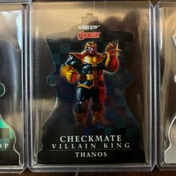 2022 Fleer Ultra Avengers Checkmate FULL CHESS SET THANOS CAPTAIN AMERICA INCLUDED (doubles sold Separately)