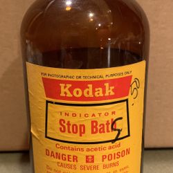 Vintage Kodak Processing Bottle