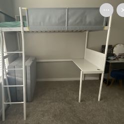 Ikea Twin Loft Bed With Mattress 