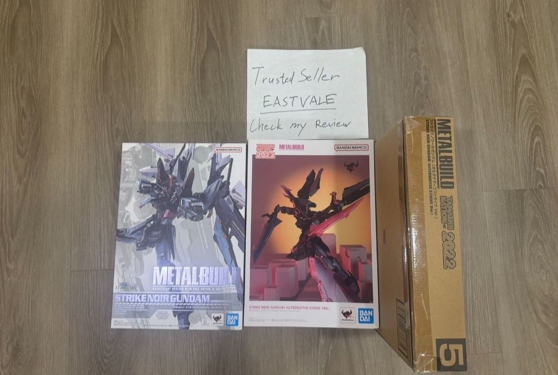 METAL BUILD Strike Noir Gundam Alternative Strike Ver. Action Figure gundam SEED stargazer Bandai
