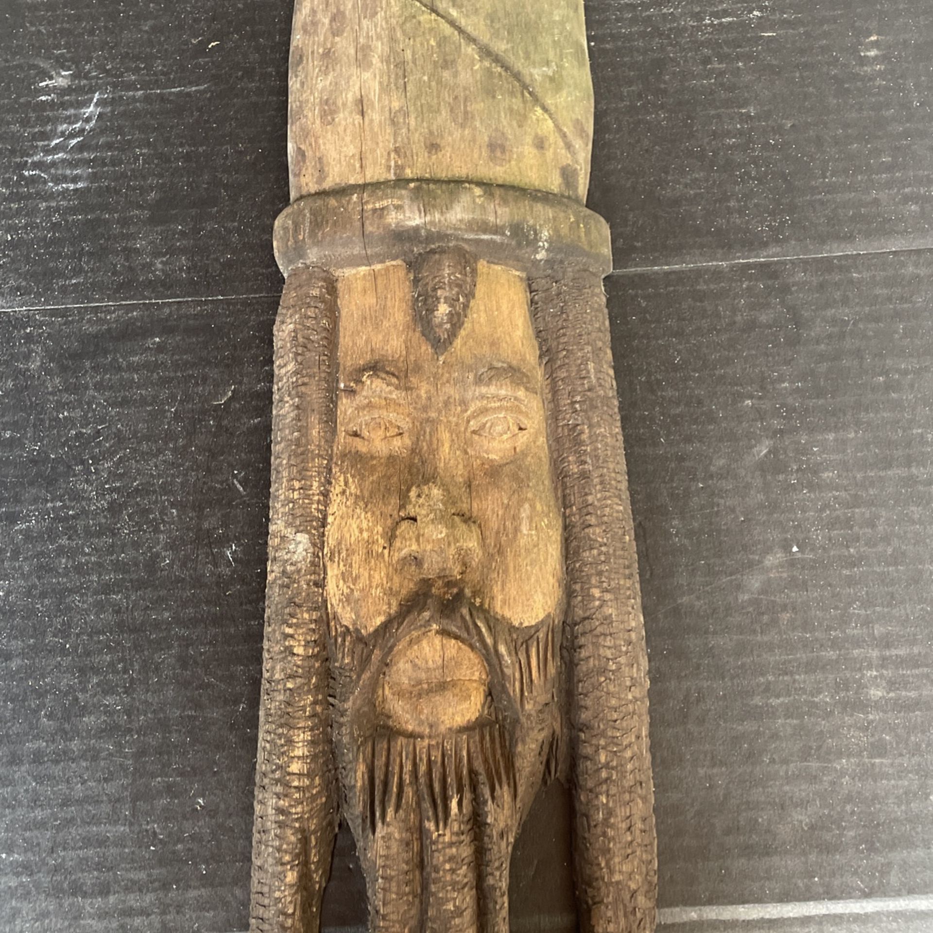 Carving Of Tribal Man