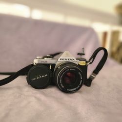 ASAHI Pentax ME Super 35mm SLR Film Camera with 50mm 1:1.7 lens (TESTED)