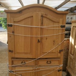 Solid Pine Armoire