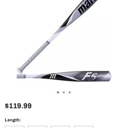 Marucci F5 2¾'' USSSA Youth Bat (-10) 29/19