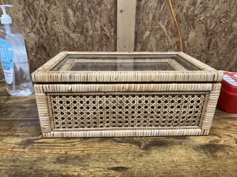 CreativeCo- Op Woven Rattan Decorative Boxes