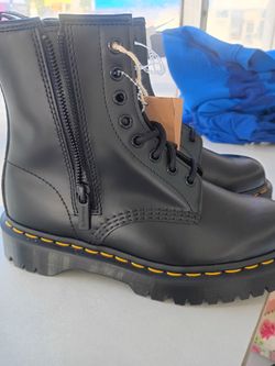 Dr. Martens 1460 Zip & Tie Leather Boots