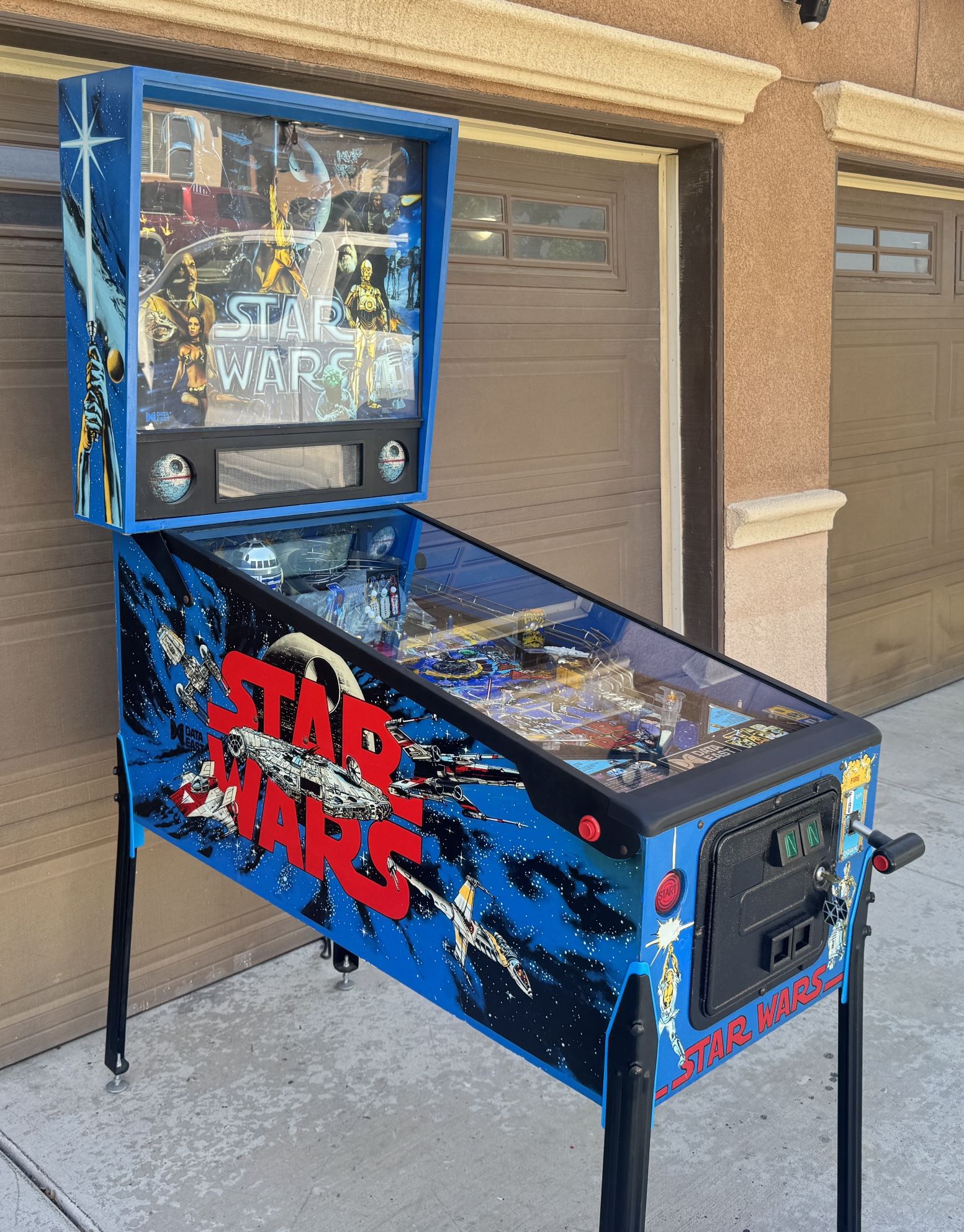 Star Wars Pinball Machine LED Lighting And Colored Display for Sale in ...