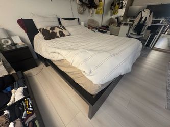 IKEA Malm Bed Frame Black Queen Size (Drawers not included- can include all 4 for extra $50)